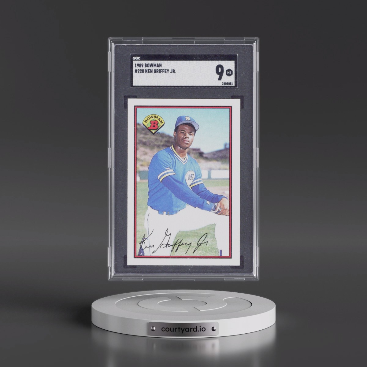 1989 Bowman #220 Ken Griffey Jr (SGC 9 MINT)