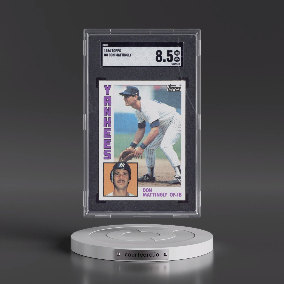 1984 Topps #8 Don Mattingly (SGC 8.5 NM-MT+)