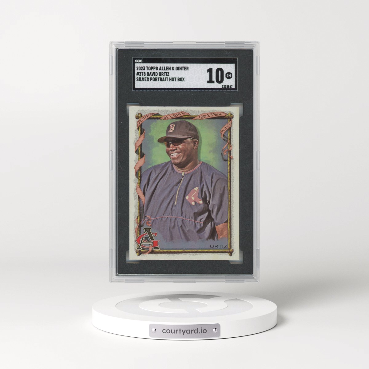 2023 Topps Allen & Ginter David Ortiz - Silver Portrait Hot Box #378 SGC 10