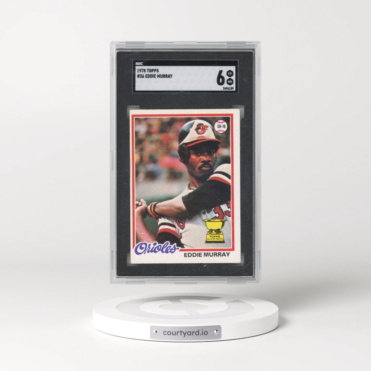1978 Topps #36 Eddie Murray (SGC 6 EX-MT)