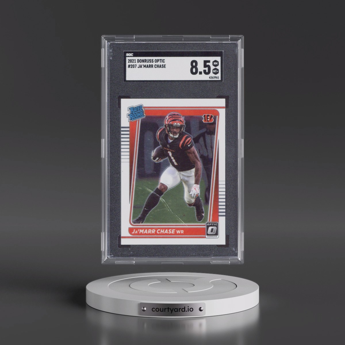 2021 Donruss Optic Ja'Marr Chase #207 SGC 8.5