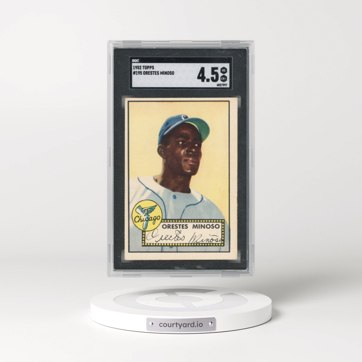 1952 Topps #195 Orestes Minoso (SGC 4.5 VG-EX+)