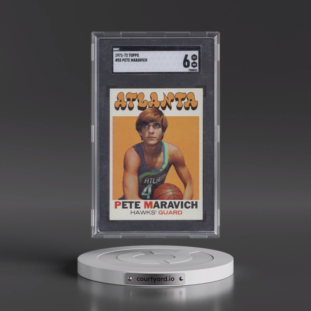 1971 Topps #55 Pete Maravich (SGC 6 EX-MT)