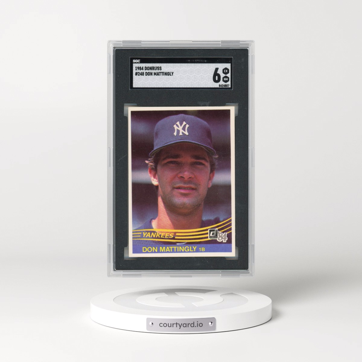 1984 Donruss Don Mattingly #248 SGC 6