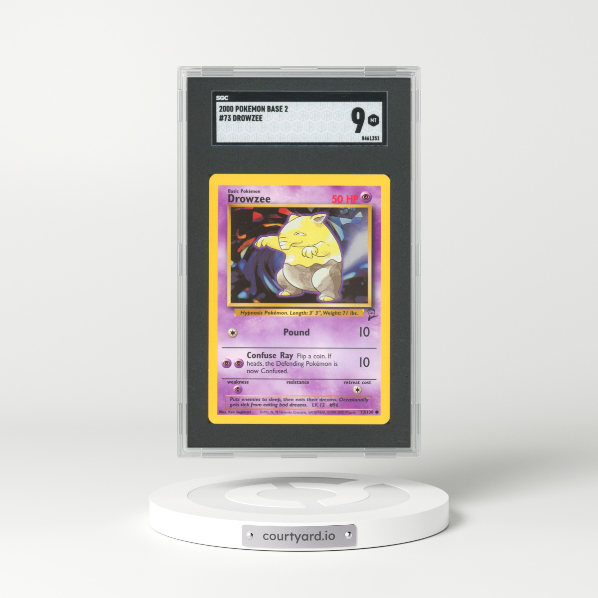 2000 Base Set 2 #73 Drowzee (SGC 9 MINT)