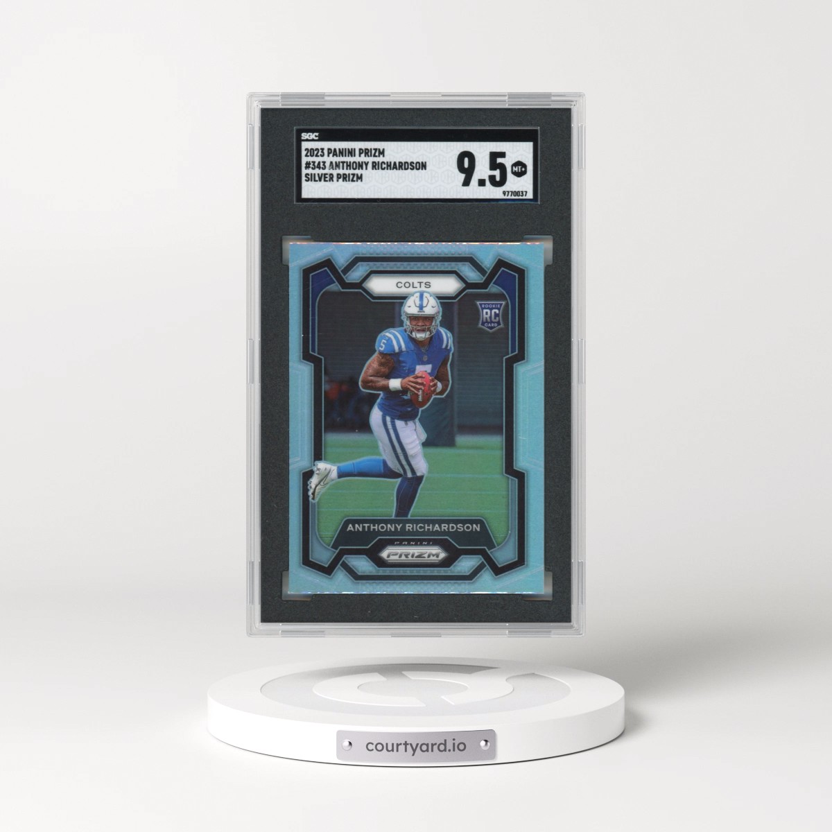 2023 Panini Prizm #343 Anthony Richardson - Silver Prizm (SGC 9.5 MINT+)