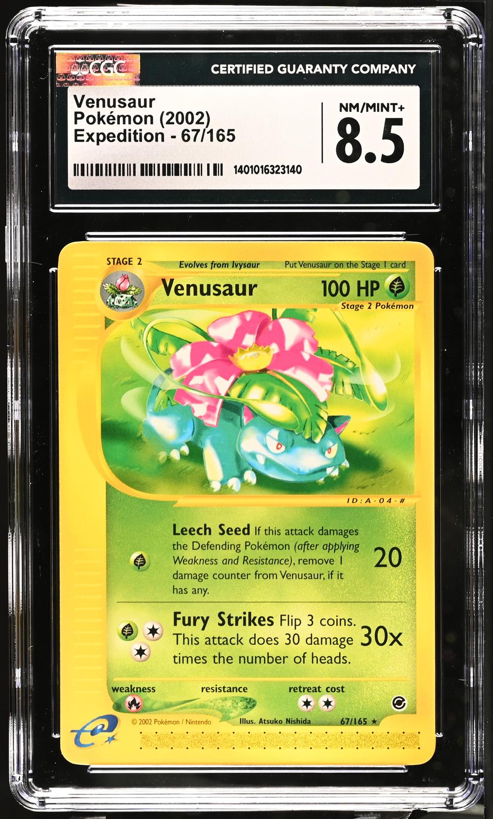 2002 venusaur pokemon card Pokmon - 15/102 / Ivysaur 47/110 /bulbasaur 68/130 Base Set / Legendary Collection 1st Edition Custom Metal Holo Rare Retreat cost 2002 Venusaur - Pokmon Expedition