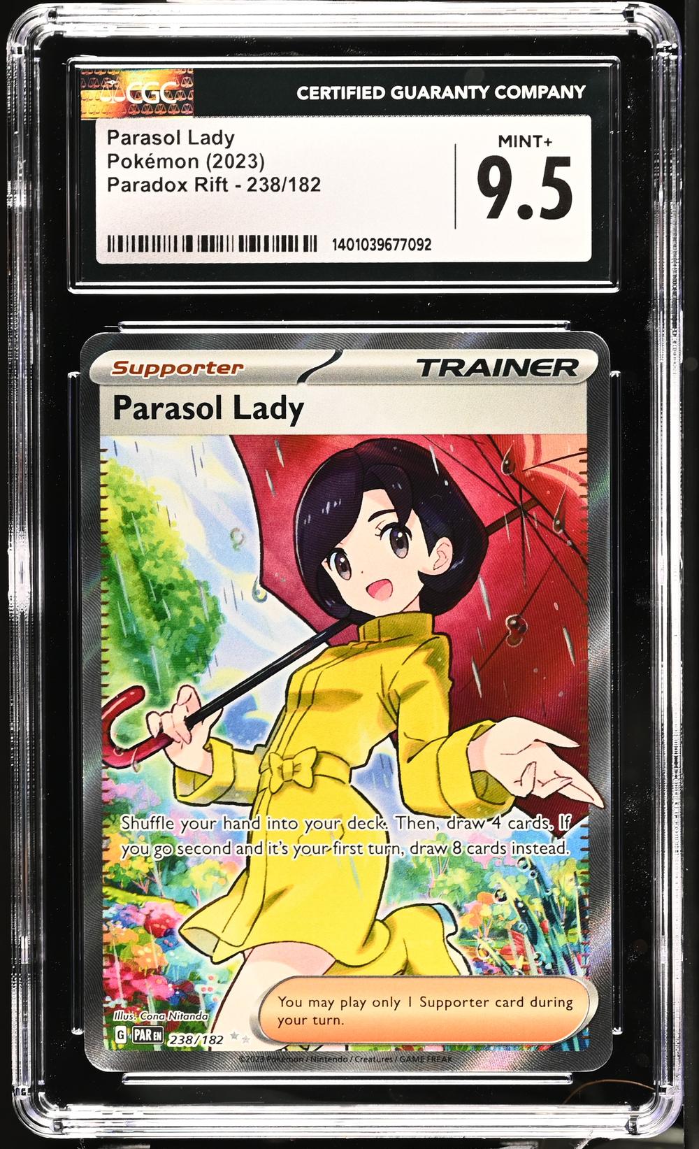 parasol lady pokemon card price - 238/182 - Paradox Rift - Full Art - Ultra Rare then draw 4 cards Pokemon Paradox Rift Special Illustration