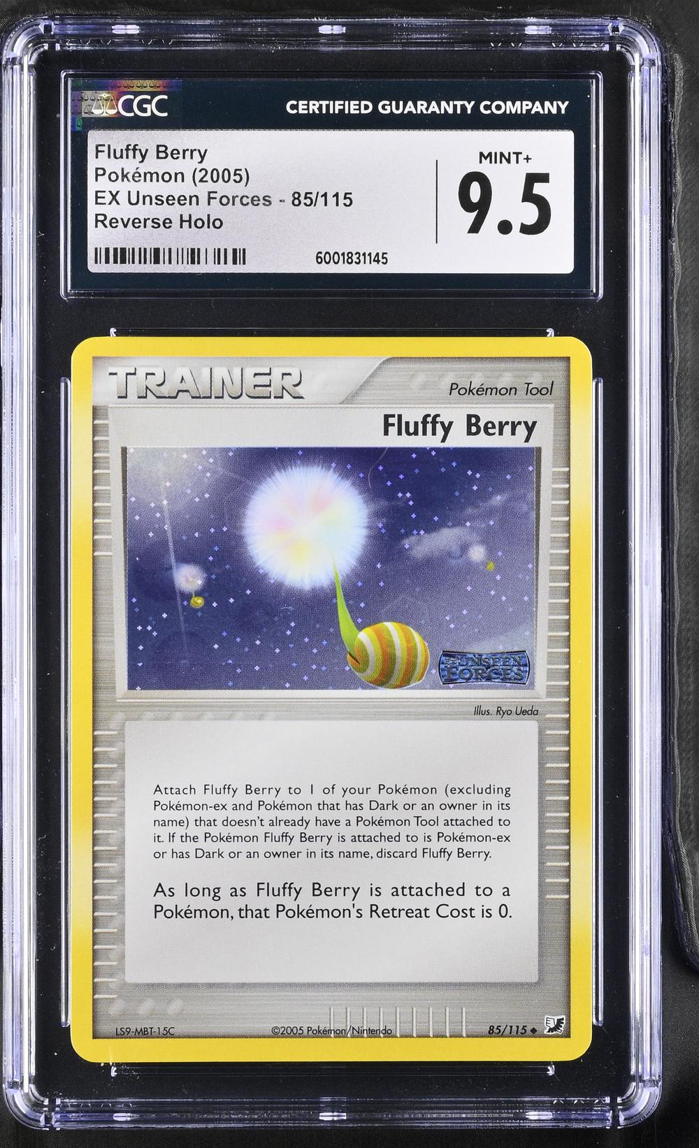 2005 Fluffy Berry - Pokmon EX Unseen Forces CGC 9.5 MINT+