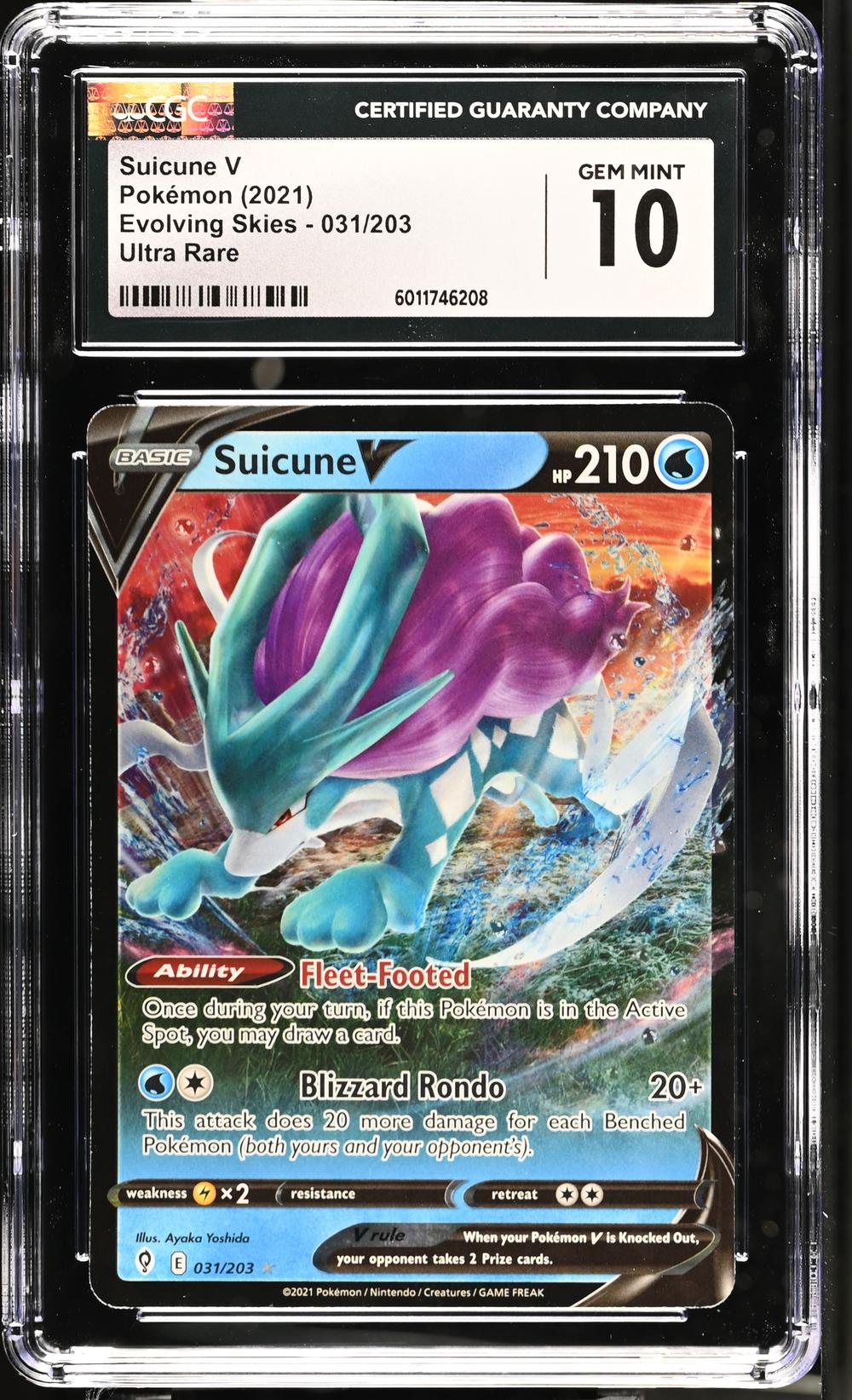 pokemon card suicune v #GG38 EXTENDED ART  Raycardza Full Art/Suicune V (GG38) 2023