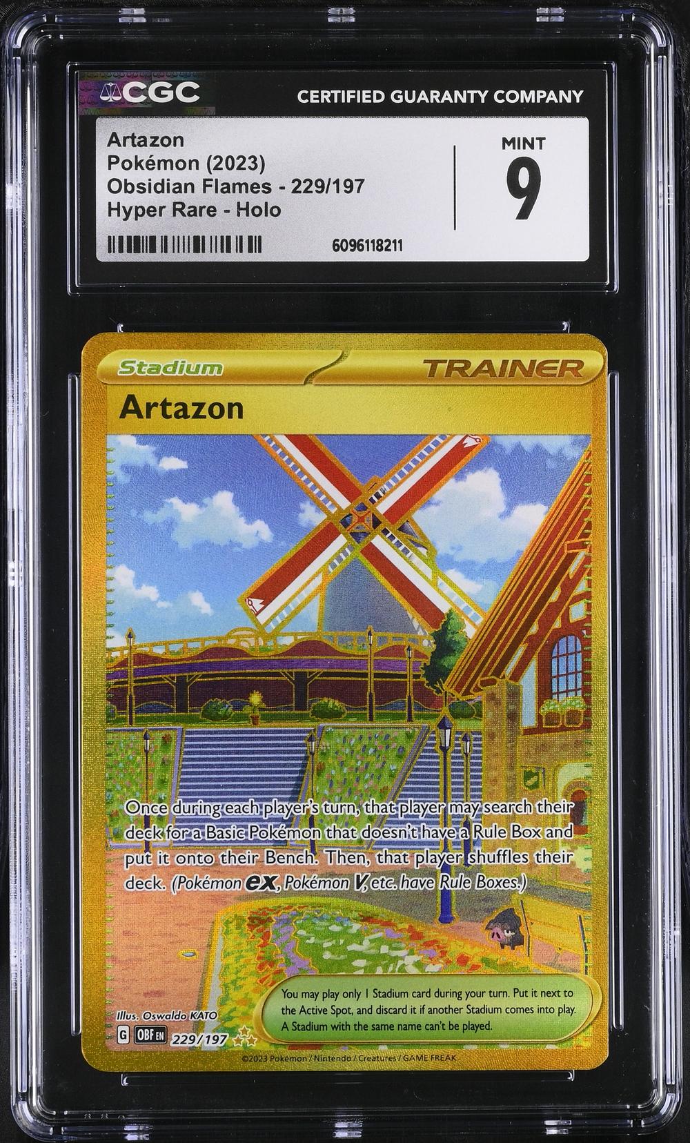 artazon card pokemon 185/190 Mirror / ボウルタウン that player shuffles their deck Holofoil Play Pokemon Artazon (171/193