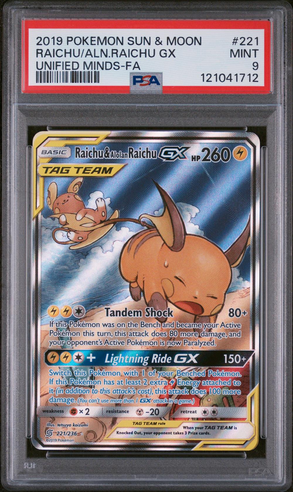 Raichu & Alolan Raichu GX