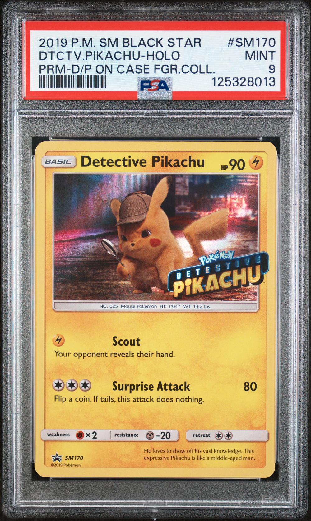 how much is the detective pikachu pokemon card worth Psyduck Price & Details variation to centering Detective Pikachu SM Black Star