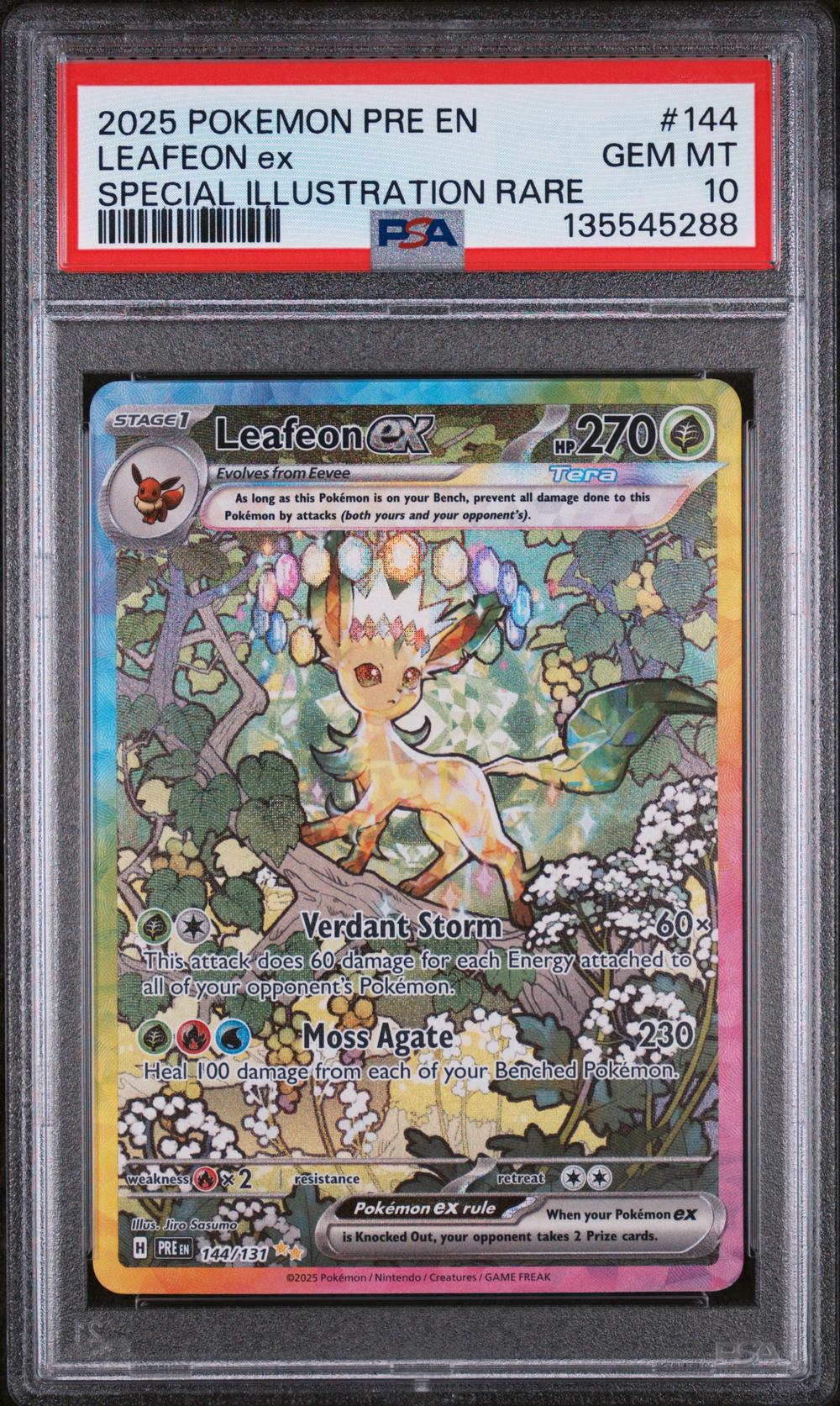 Leafeon EX PSA 10 GEM MINT