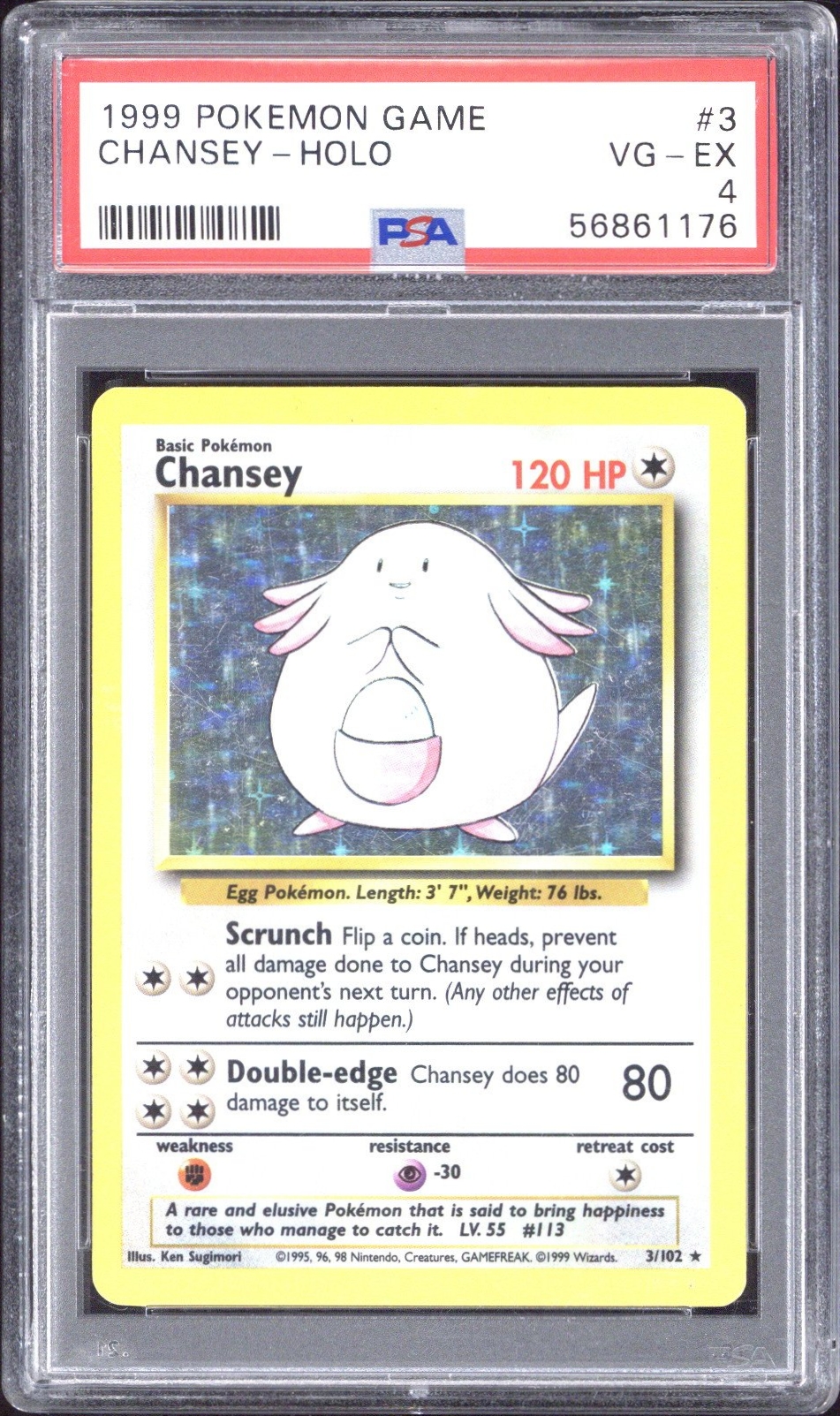 1999 chansey pokemon card Chansey, Base Set Unlimited, English letting players develop more diverse decks Chansey (Card #3/102 *Shadowless Borders*)