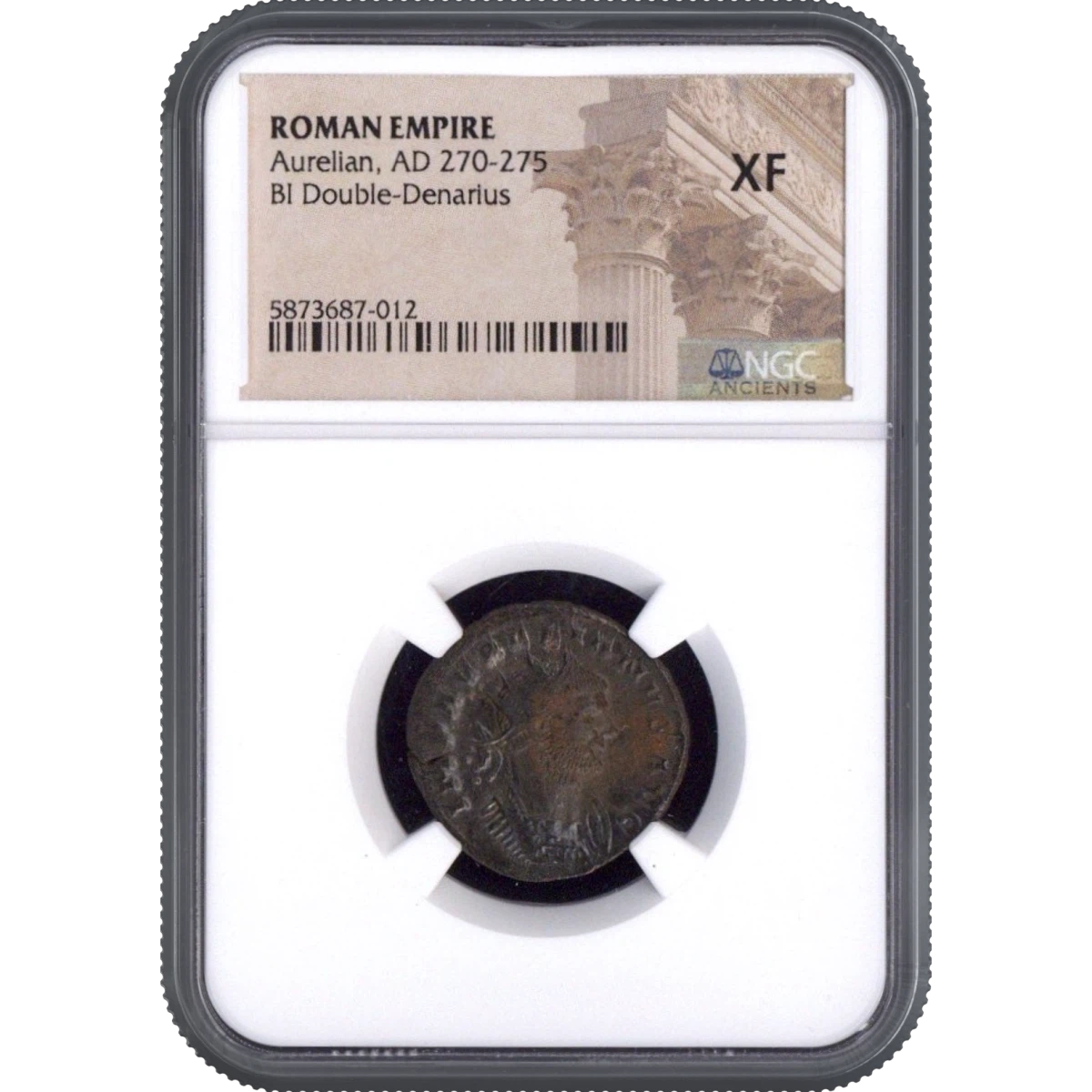 Aurelian, AD 270-275 ROMAN EMPIRE BI Double-Denarius NGC XF