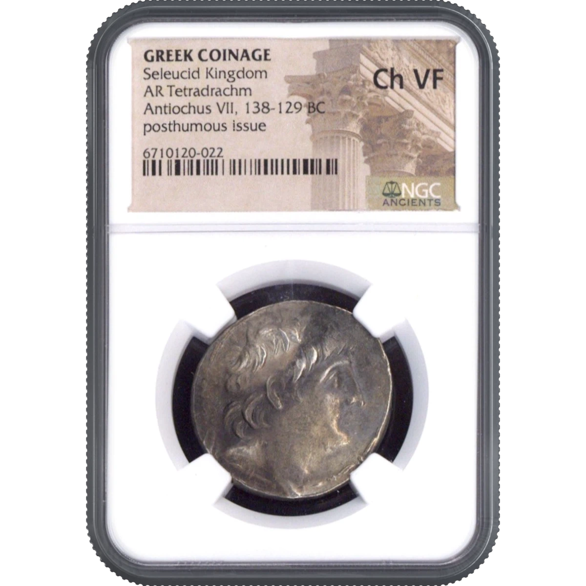 Seleucid Kingdom GREEK COINAGE AR Tetradrachm posthumous issue NGC ChVF