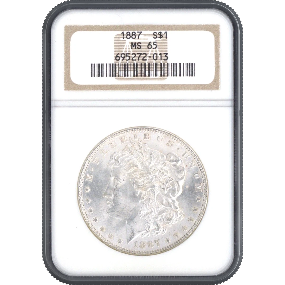 1887 One Dollar NGC MS65