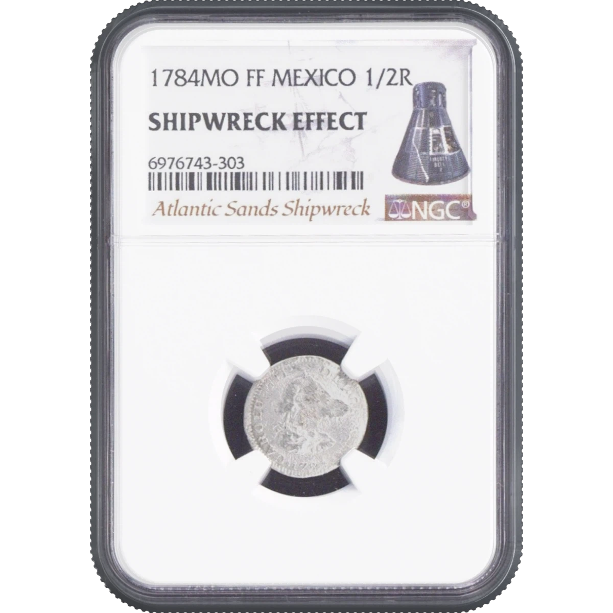 1784MO FF MEXICO 1/2R NGC