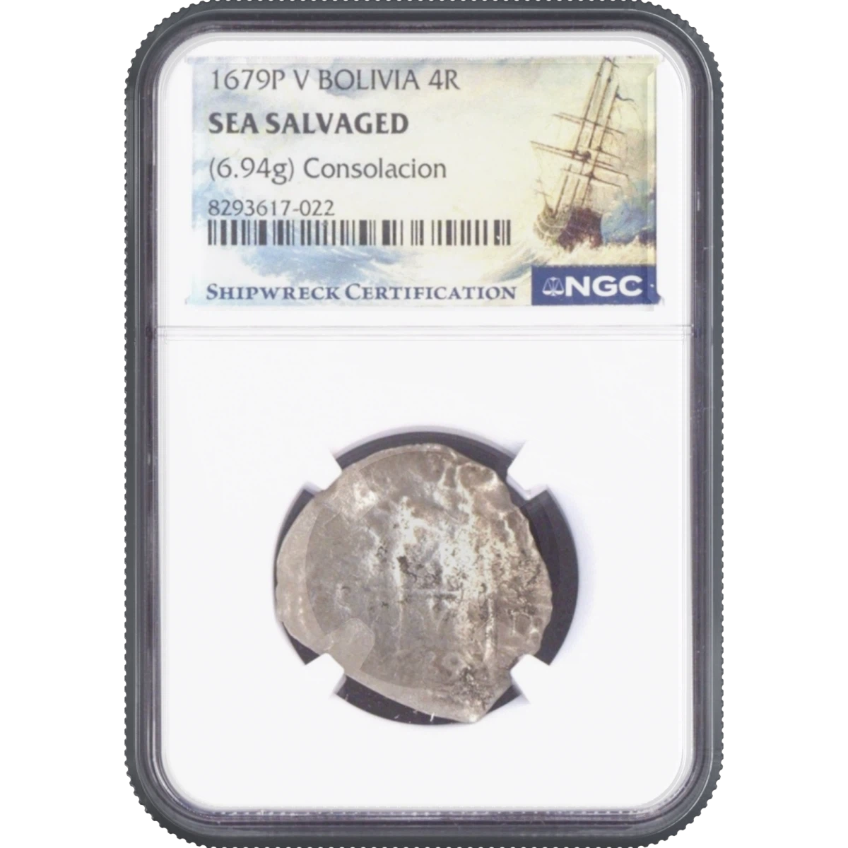 1679P V BOLIVIA 4R (6.94g) Consolacion NGC SEASALVAGED