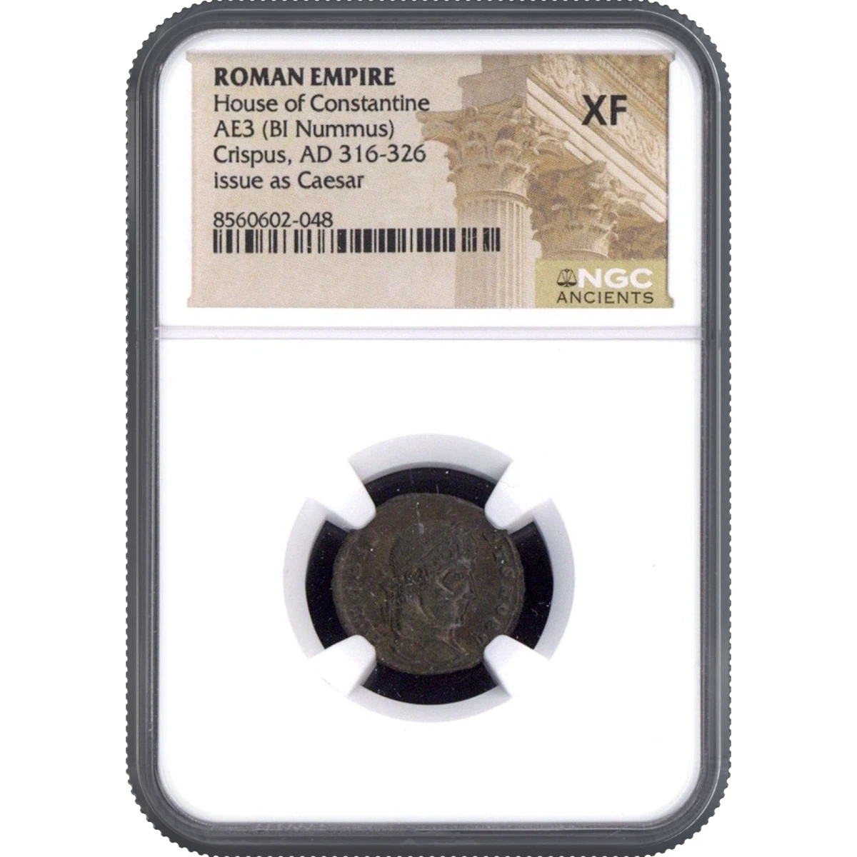 House of Constantine ROMAN EMPIRE AE3 (BI Nummus) issue as Caesar NGC XF