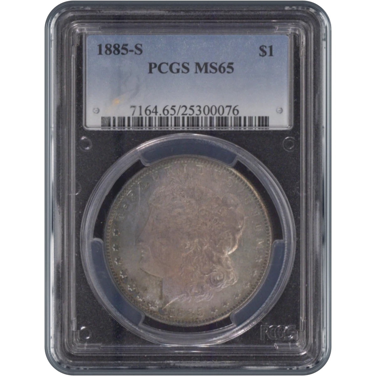 1885-S One Dollar PCGS MS65