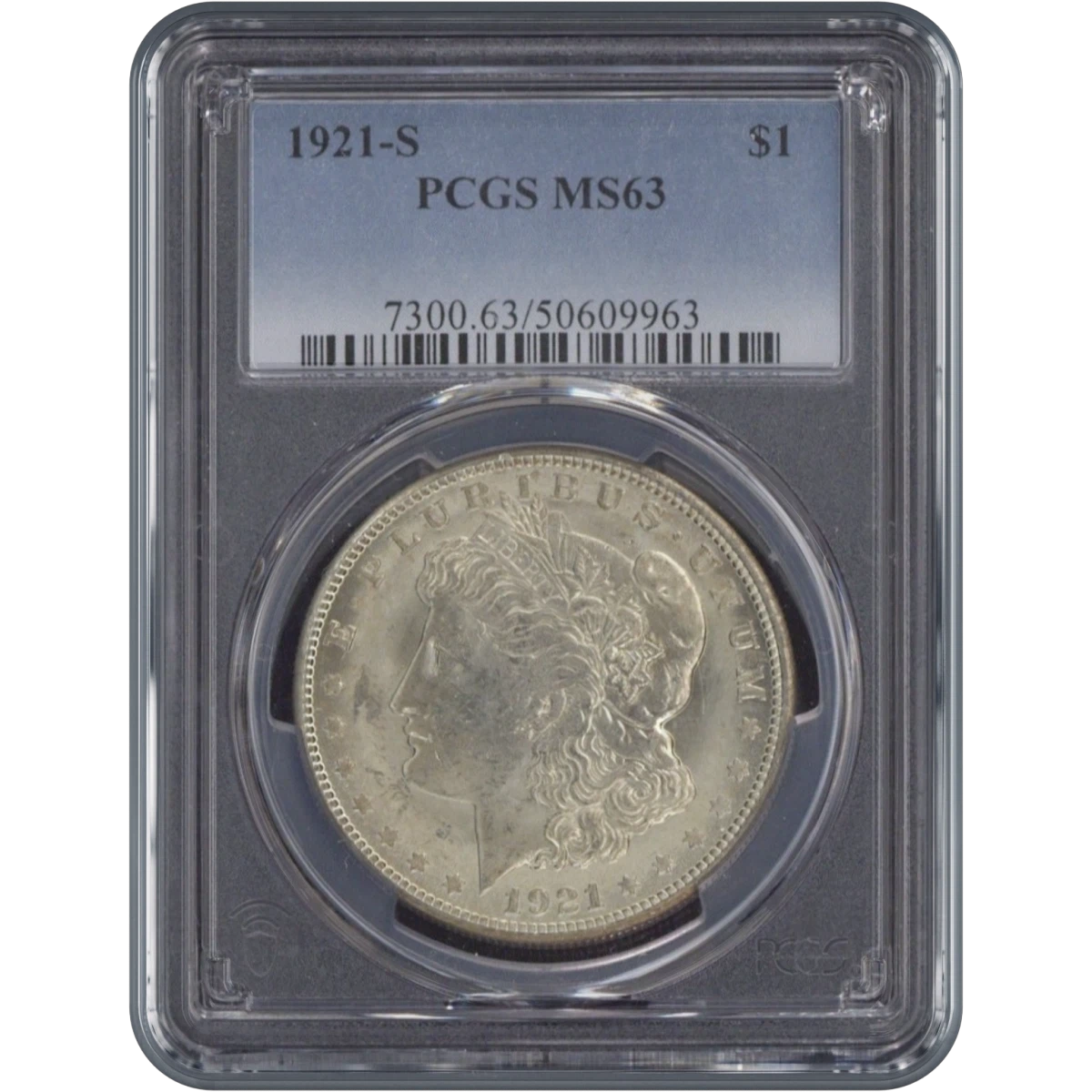 1921-S One Dollar PCGS MS63
