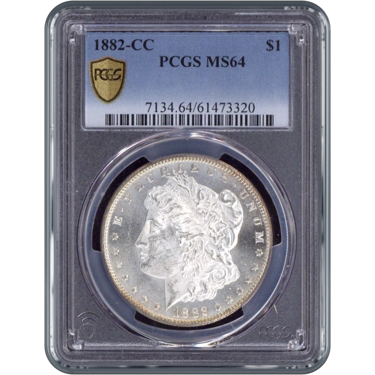 1882-CC One Dollar PCGS MS64