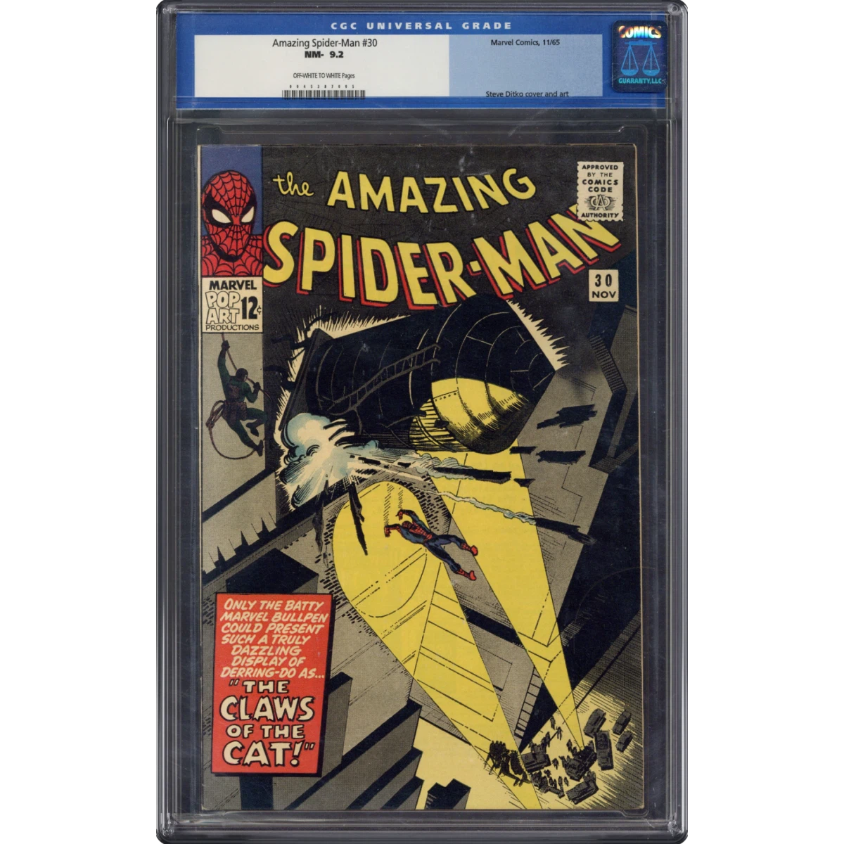 Amazing Spider-Man #30 CGC 9.2 Off-white to White Pages (Marvel Comics, 11/65) - Universal
