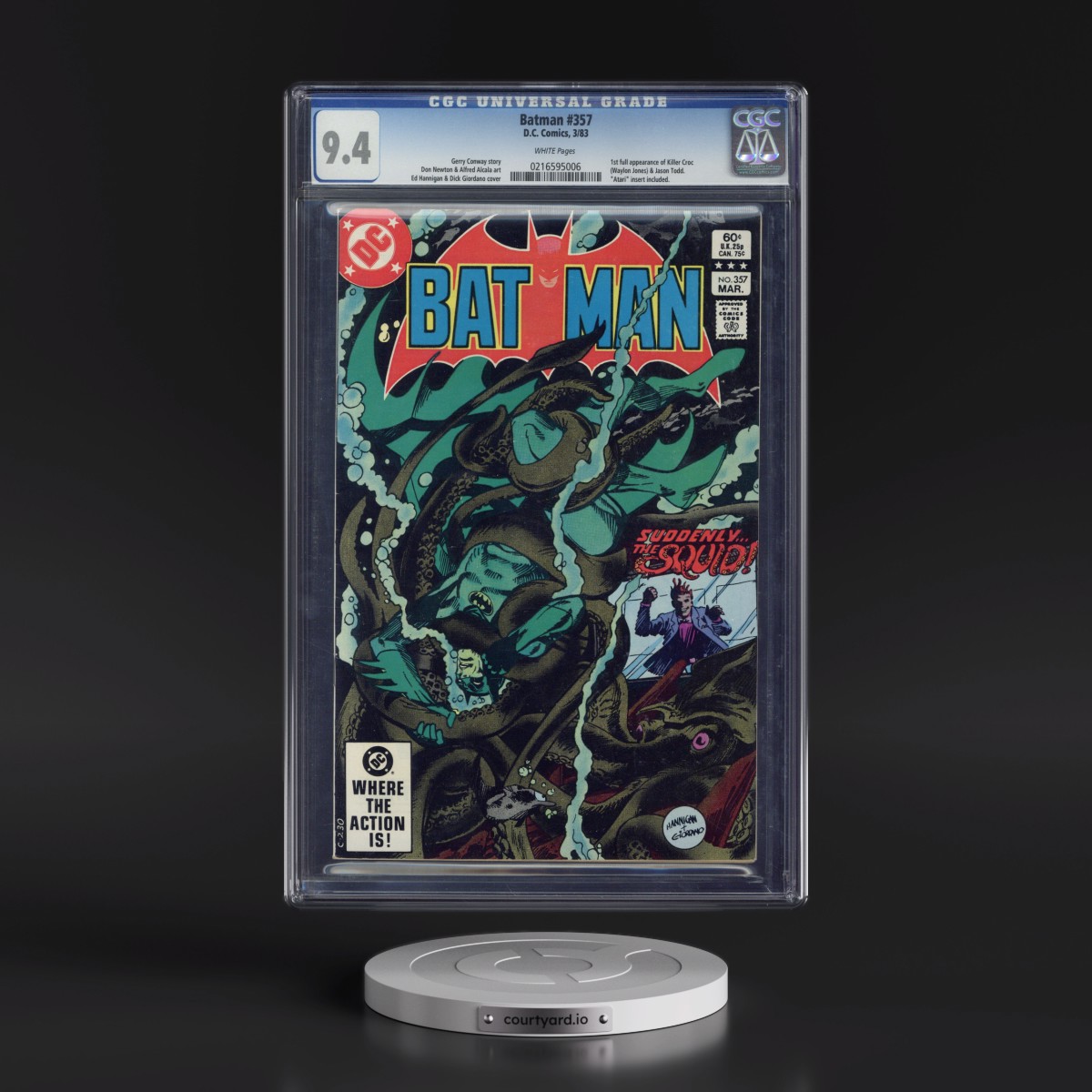 Batman #357 CGC 9.4 White Pages (DC Comics, 3/83) - Universal