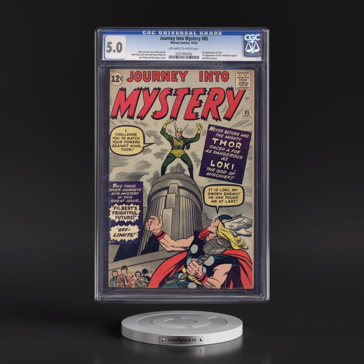 Journey Into Mystery #85 CGC 5.0 Off-white to White Pages (Marvel Comics, 10/62) - Universal