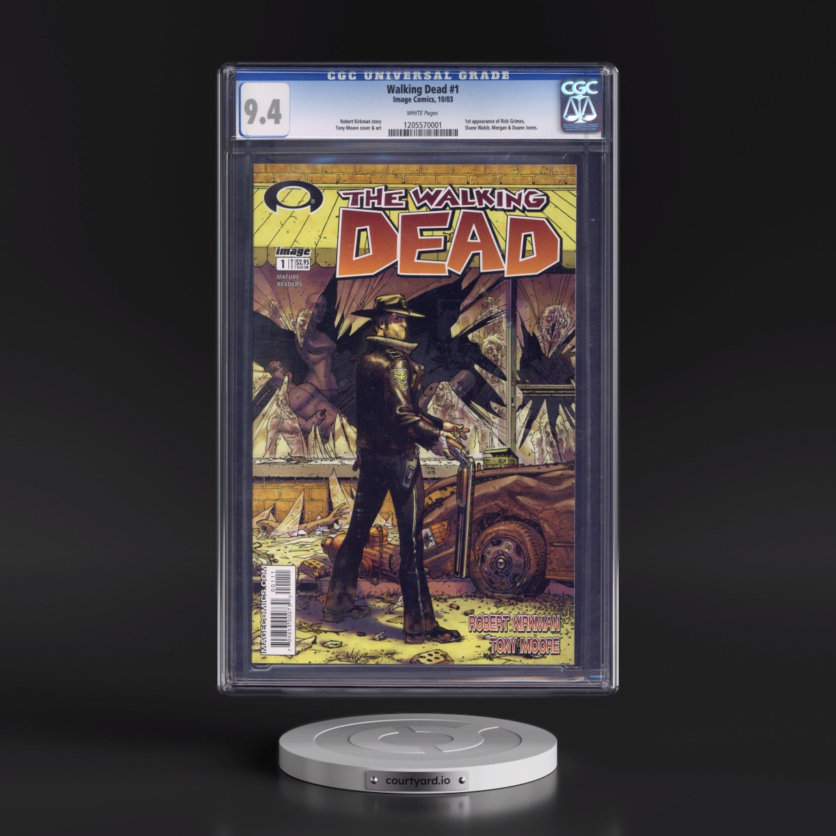 Walking Dead #1 CGC 9.4 White Pages (Image Comics, 10/03) - Universal
