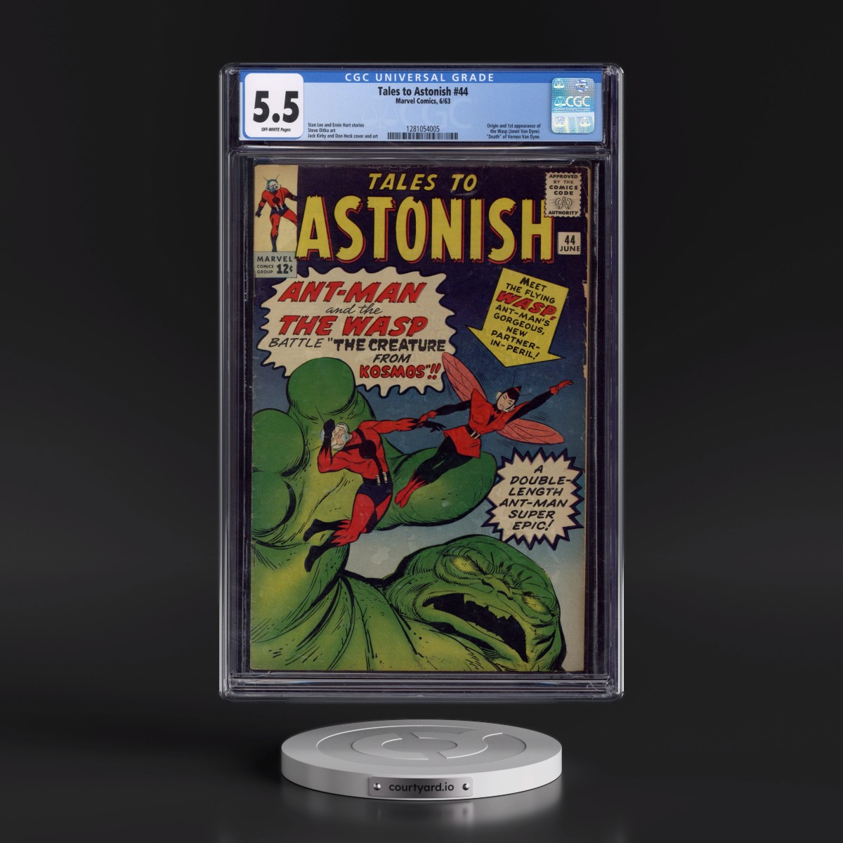 Tales to Astonish #44 CGC 5.5 Off-white Pages (Marvel Comics, 6/63) - Universal