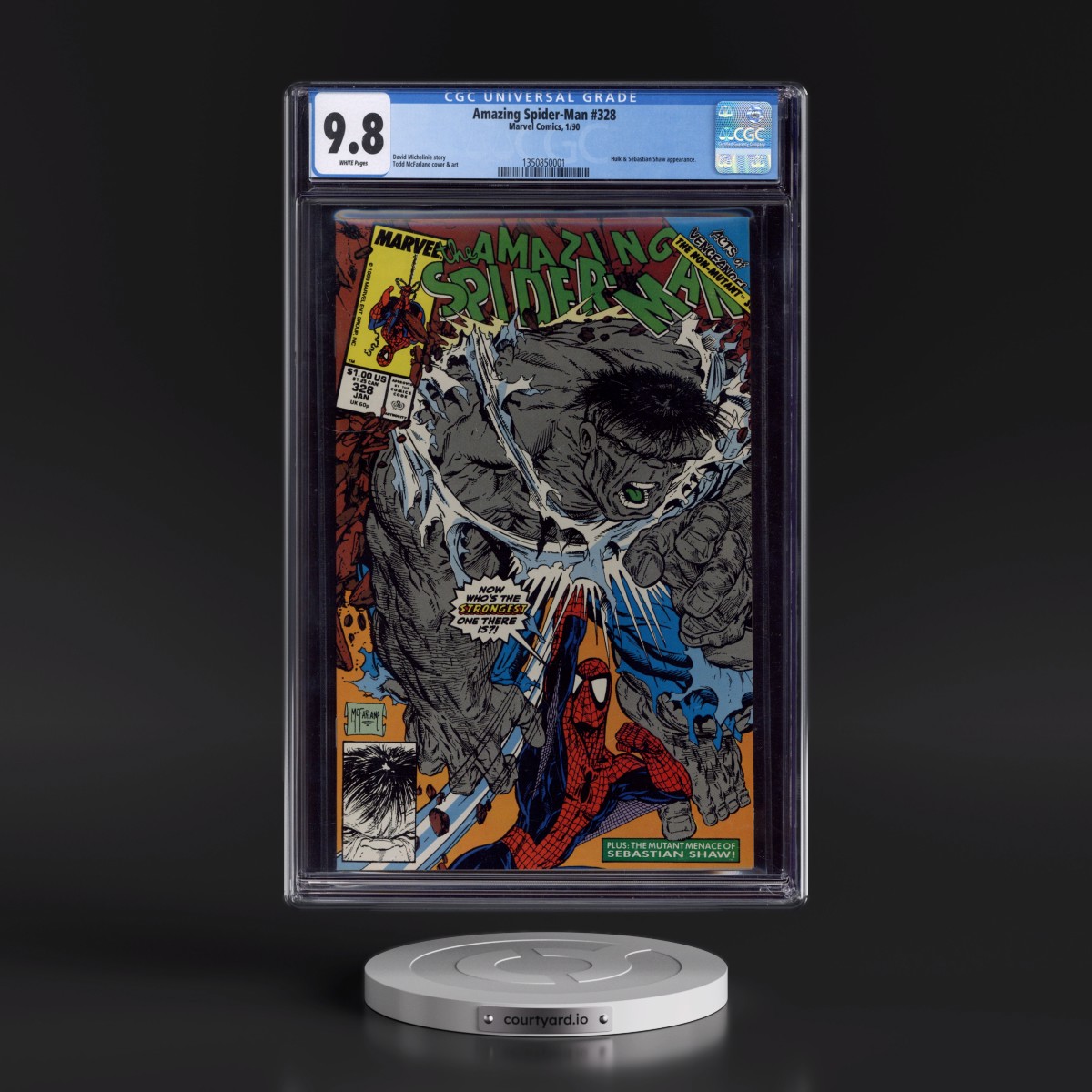 Amazing Spider-Man #328 CGC 9.8 White Pages (Marvel Comics, 1/90) - Universal