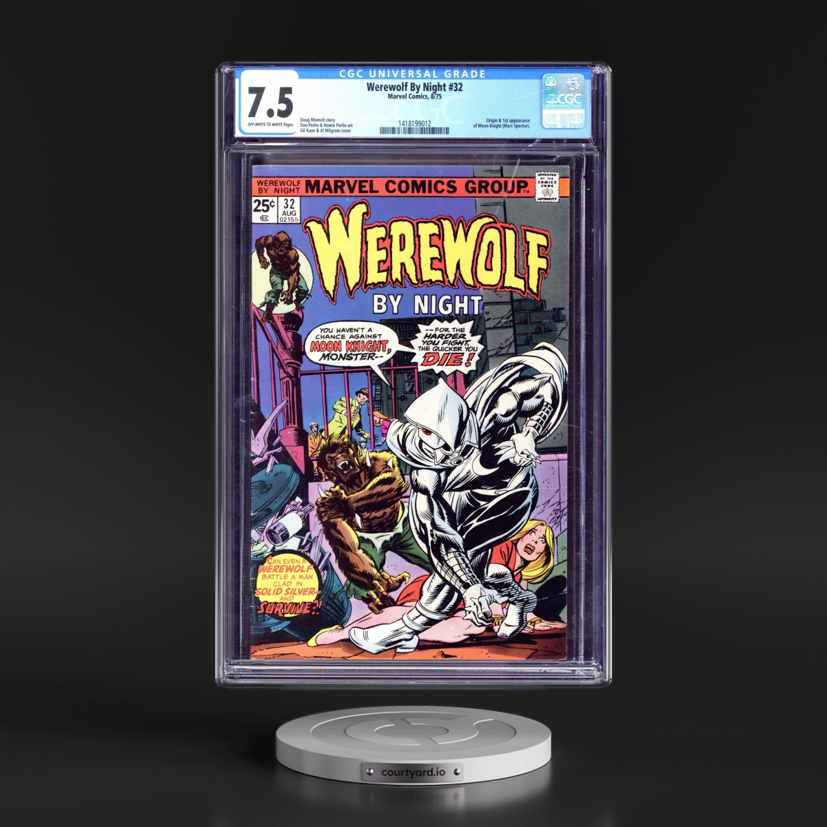 Werewolf By Night #32 CGC 7.5 Off-white to White Pages (Marvel Comics, 8/75) - Universal