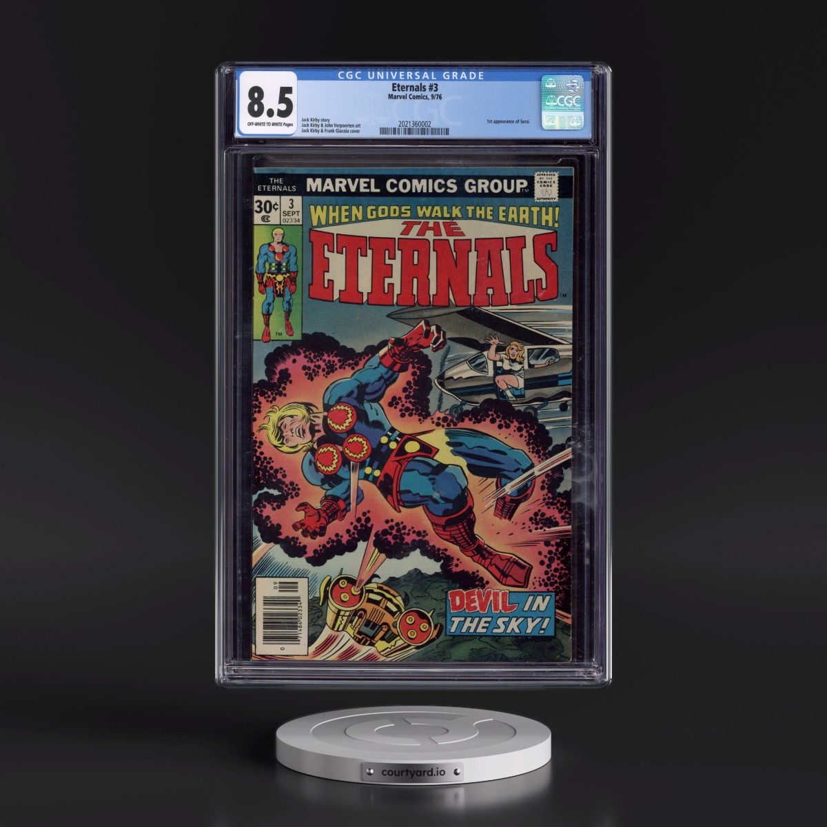 Eternals #3 CGC 8.5 Off-white to White Pages (Marvel Comics, 9/76) - Universal