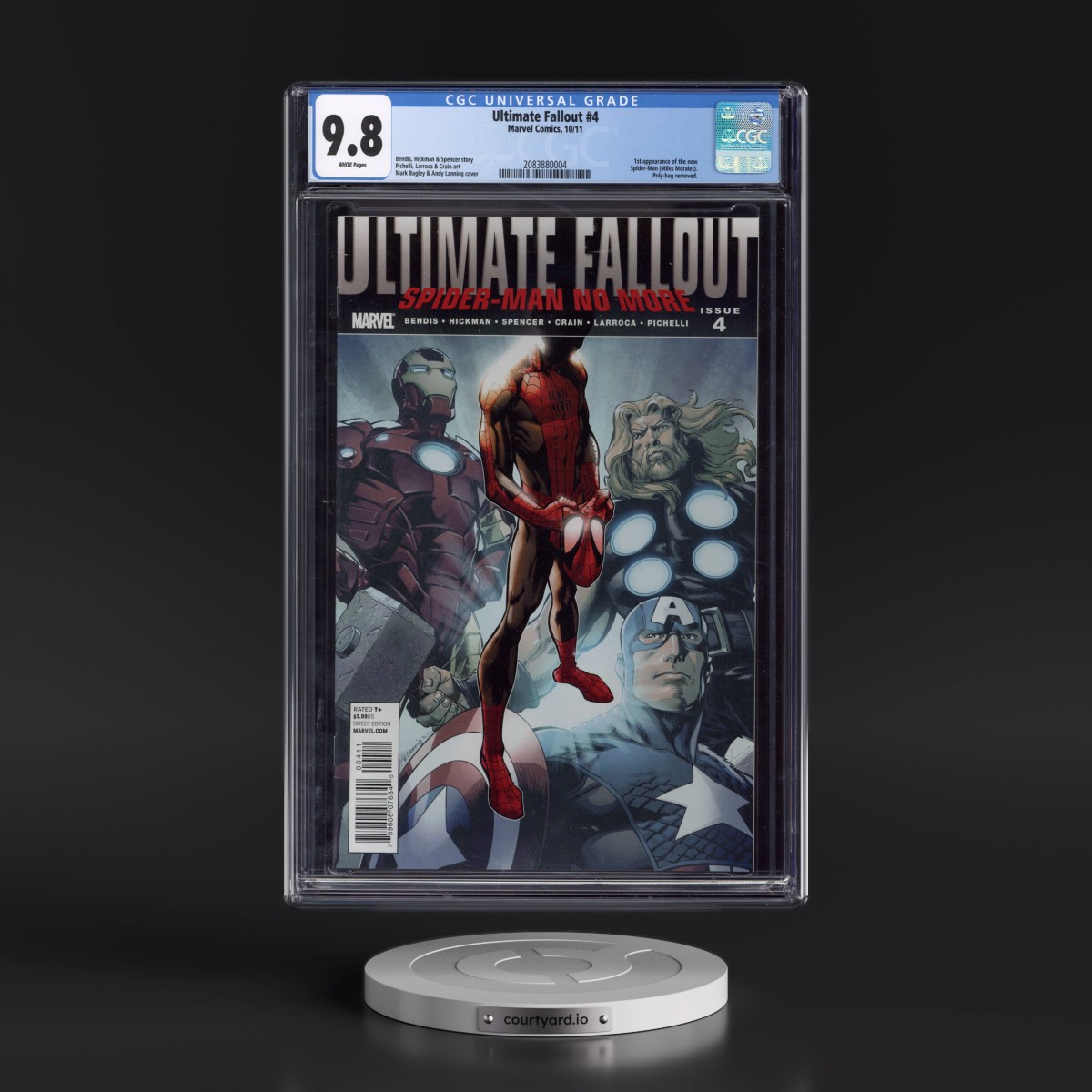 Ultimate Fallout #4 CGC 9.8 White Pages (Marvel Comics, 10/11) - Universal