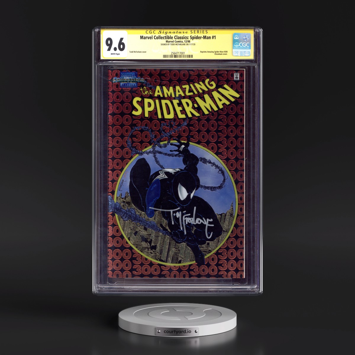 Marvel Collectible Classics: Spider-Man #1 CGC 9.6 White Pages (Marvel Comics, 12/98)