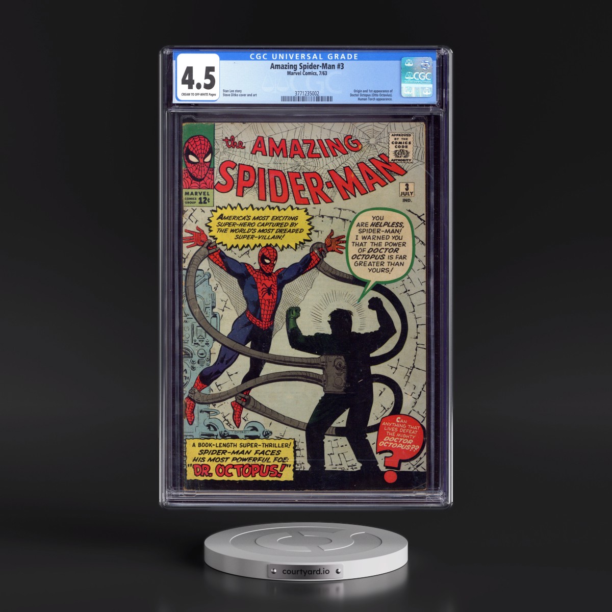 Amazing Spider-Man #3 CGC 4.5 Cream to Off-white Pages (Marvel Comics, 7/63) - Universal