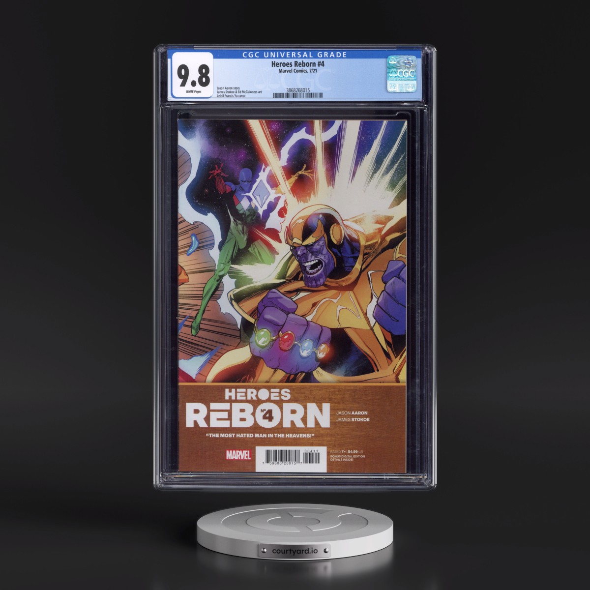 Heroes Reborn #4 CGC 9.8 White Pages (Marvel Comics, 7/21) - Universal