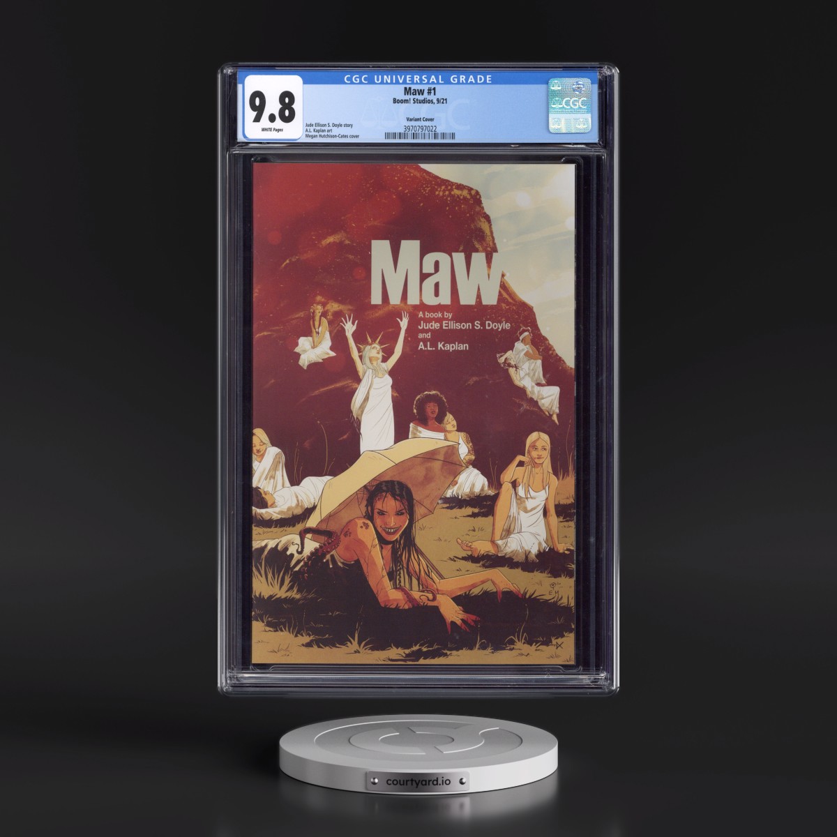 Maw #1 CGC 9.8 White Pages (Boom! Studios, 9/21) - Universal Variant Cover