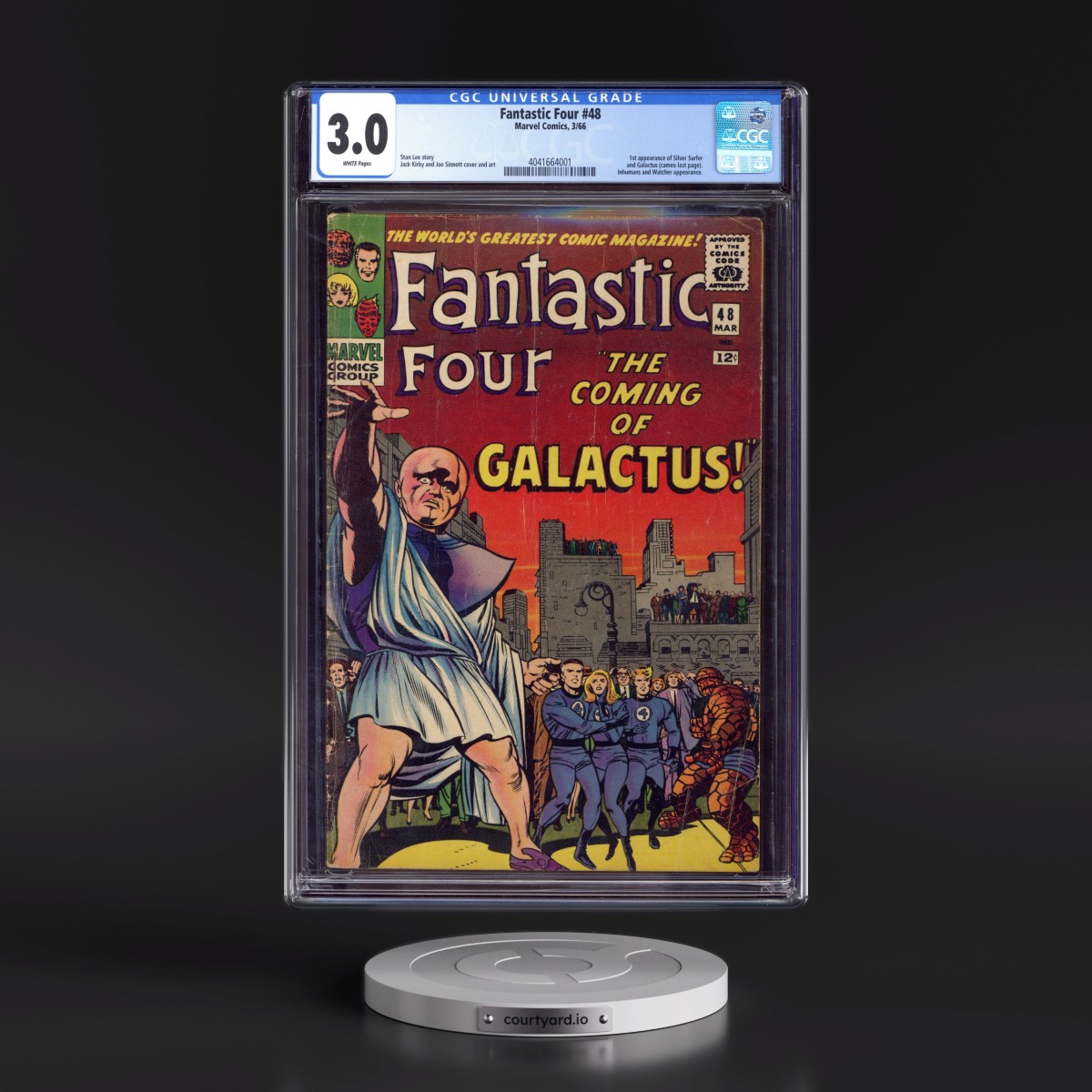 Fantastic Four #48 CGC 3.0 White Pages (Marvel Comics, 3/66)