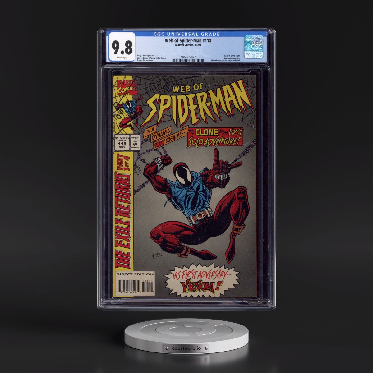 Web of Spider-Man #118 CGC 9.8 White Pages (Marvel Comics, 11/94) - Universal