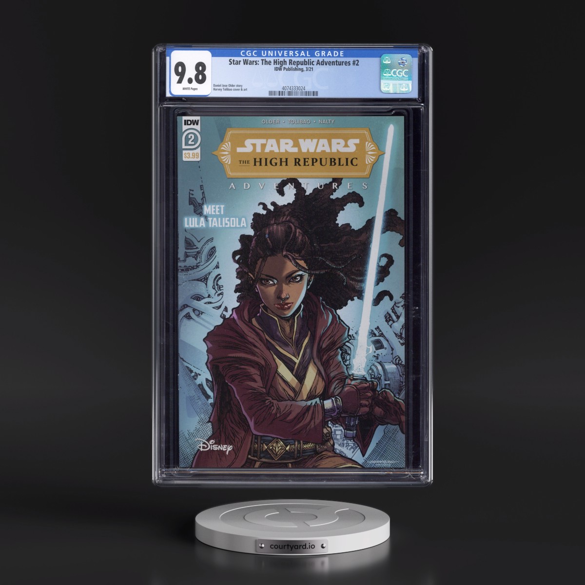 Star Wars: The High Republic Adventures #2 CGC 9.8 White Pages (IDW Publishing, 3/21) - Universal