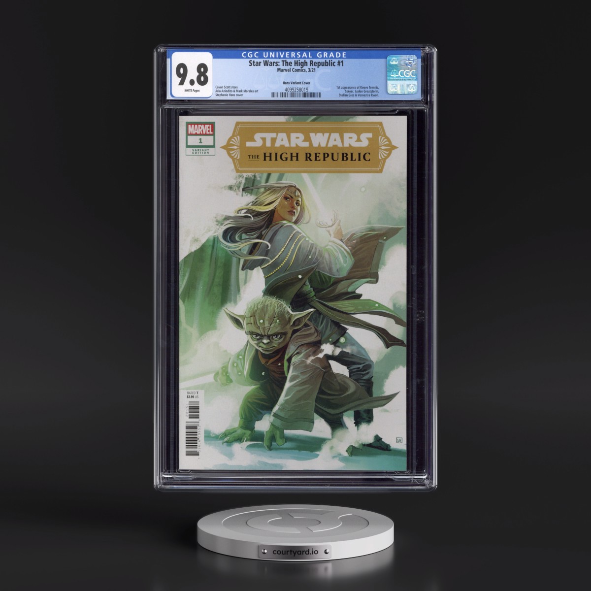 Star Wars: The High Republic #1 CGC 9.8 White Pages (Marvel Comics, 3/21) - Universal Hans Variant Cover