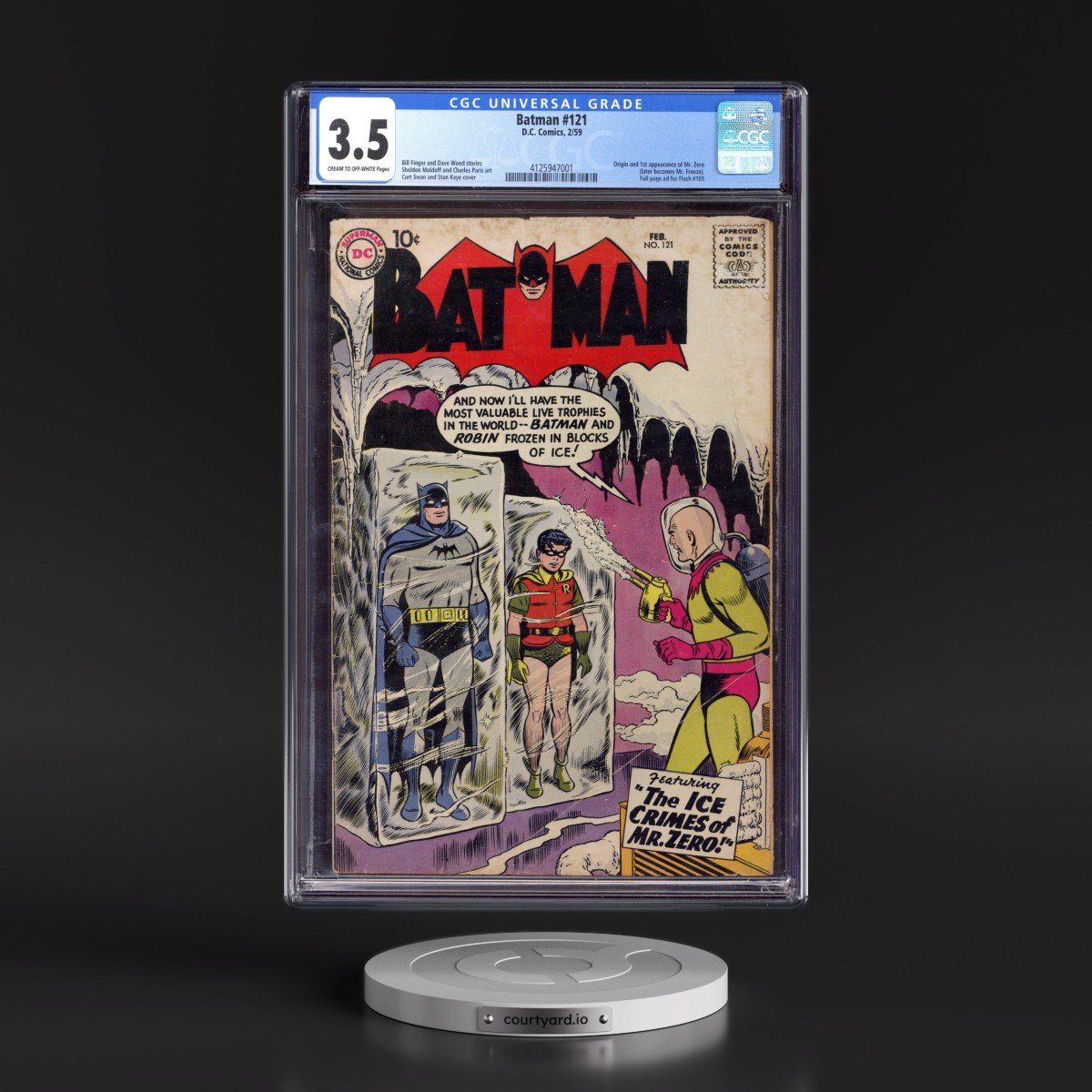 Batman #121 CGC 3.5 Cream to Off-white Pages (DC Comics, 2/59) - Universal