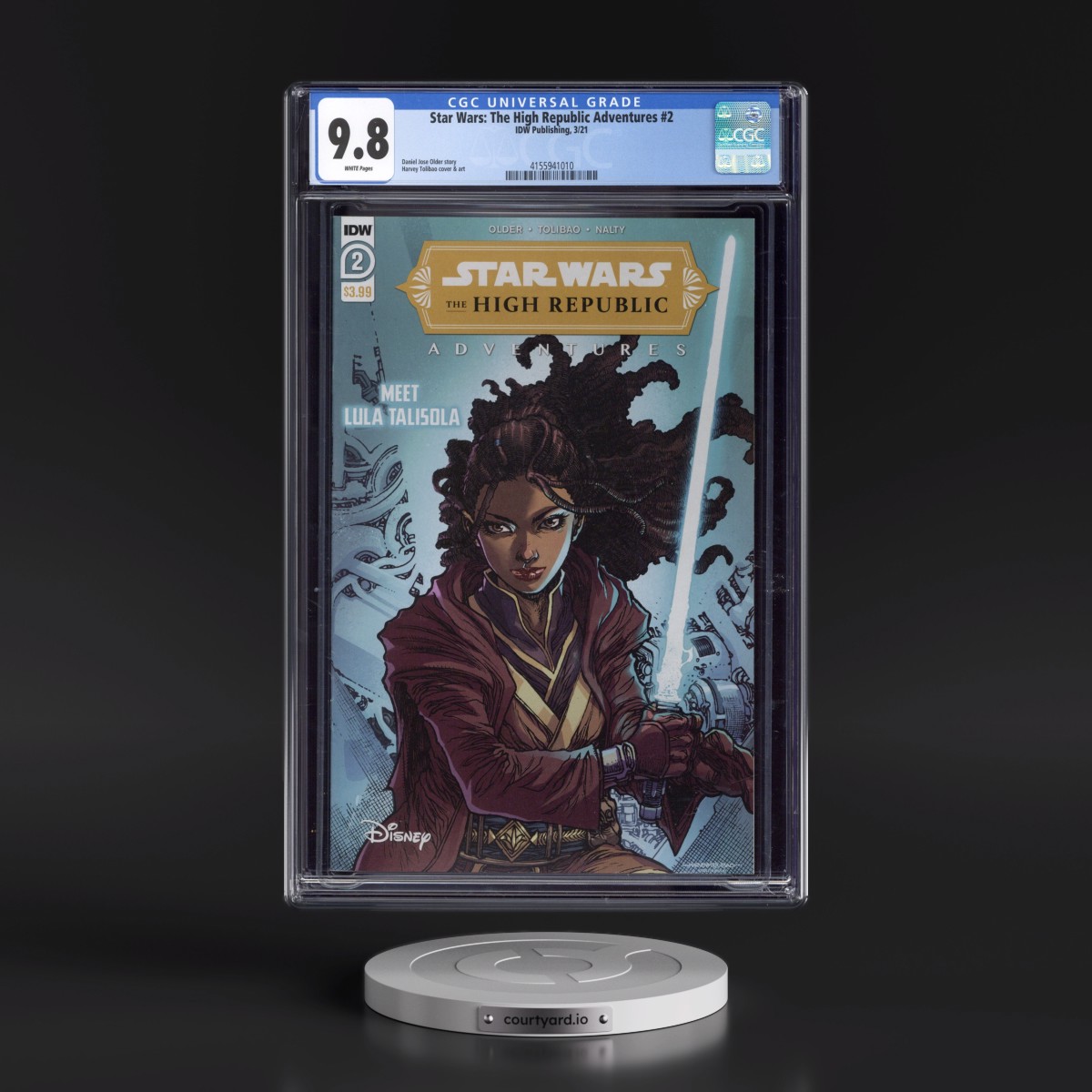 Star Wars: The High Republic Adventures #2 CGC 9.8 White Pages (IDW Publishing, 3/21) - Universal