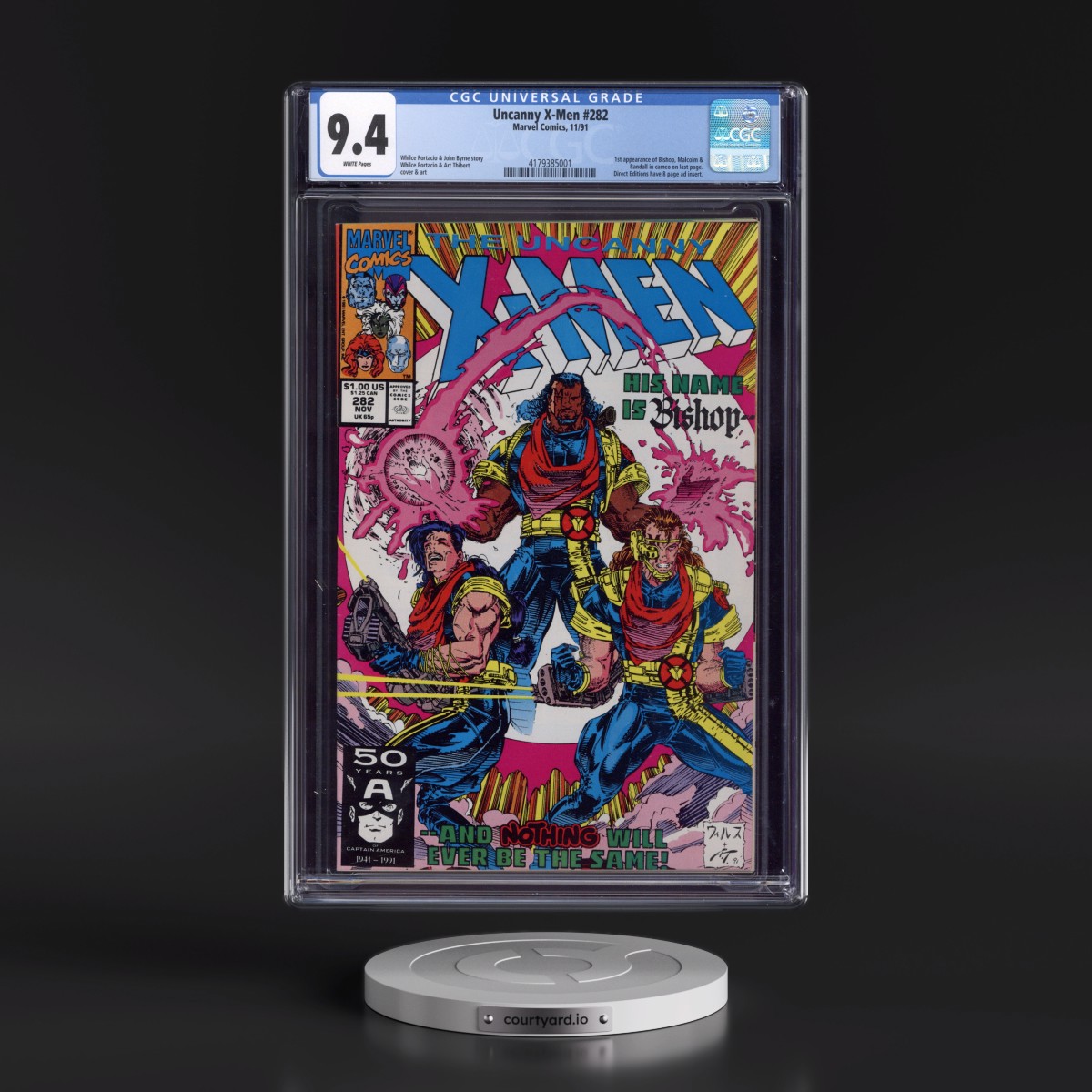 Uncanny X-Men #282 CGC 9.4 White Pages (Marvel Comics, 11/91) - Universal