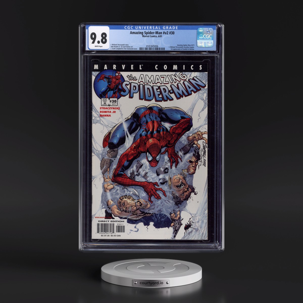 Amazing Spider-Man #v2 #30 CGC 9.8 White Pages (Marvel Comics, 6/01) - Universal