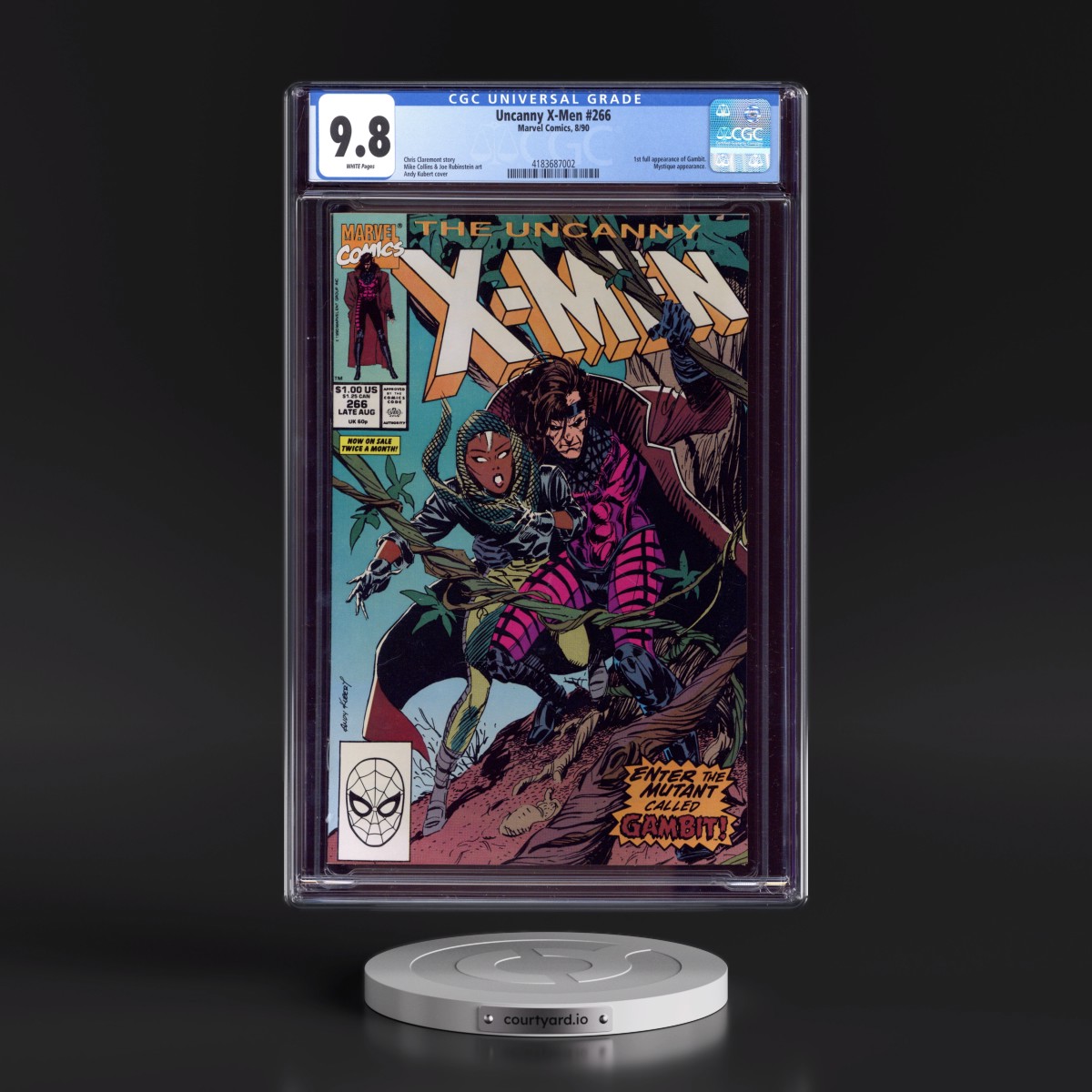 Uncanny X-Men #266 CGC 9.8 White Pages (Marvel Comics, 8/90)